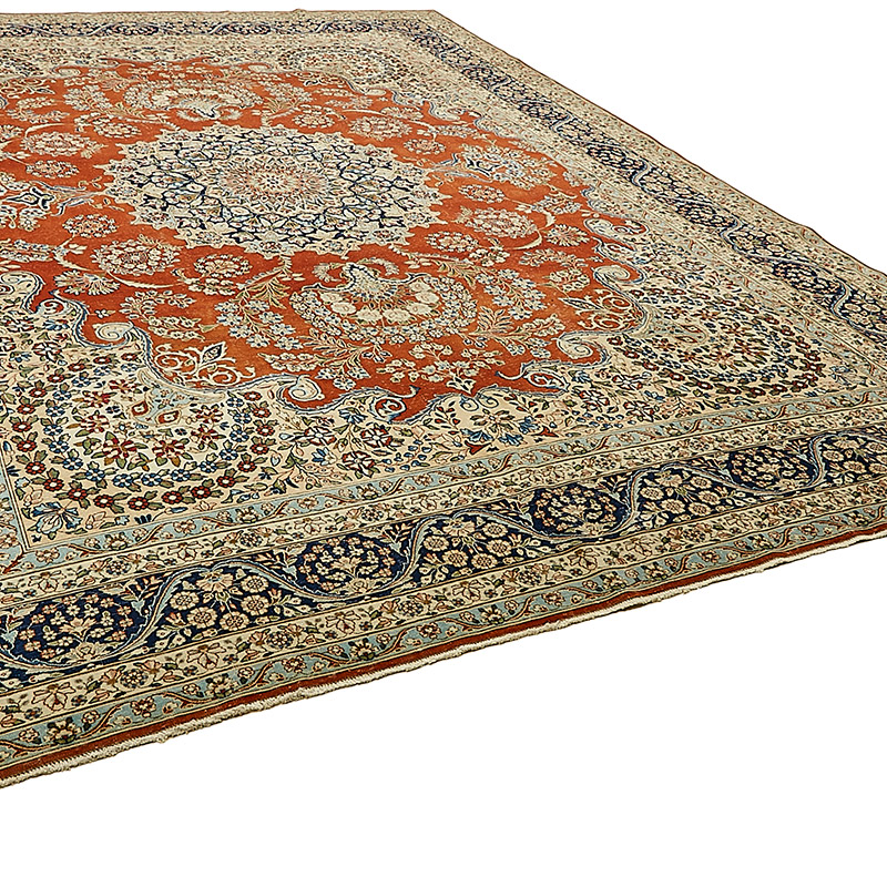 El Dokuma Vintage Halı - 312 cm x 396 cm - K0091093