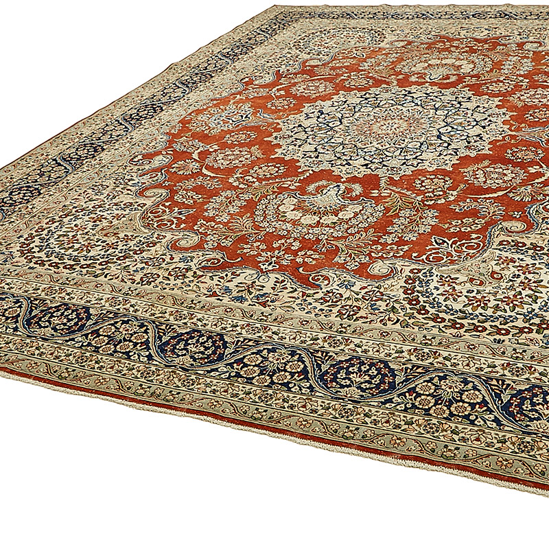 El Dokuma Vintage Halı - 312 cm x 396 cm - K0091093