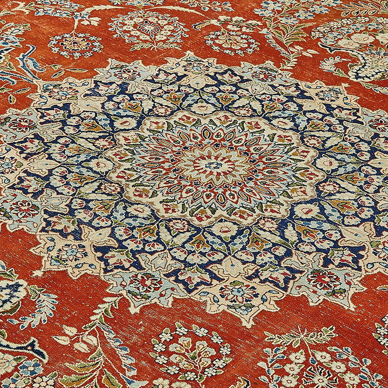 El Dokuma Vintage Halı - 312 cm x 396 cm - K0091093