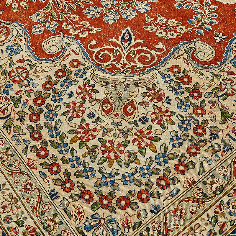 El Dokuma Vintage Halı - 312 cm x 396 cm - K0091093