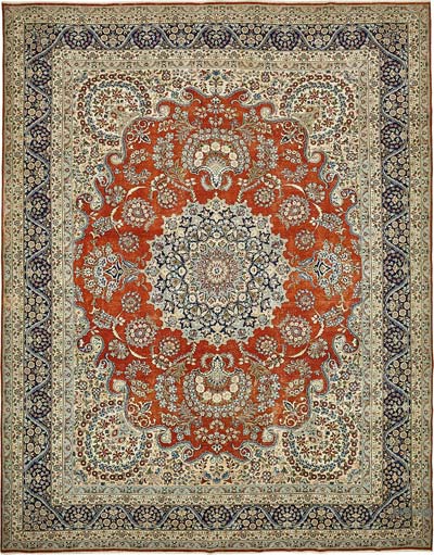 El Dokuma Vintage Halı - 312 cm x 396 cm