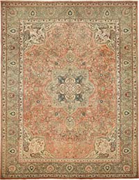 El Dokuma Vintage Halı - 303 cm x 391 cm