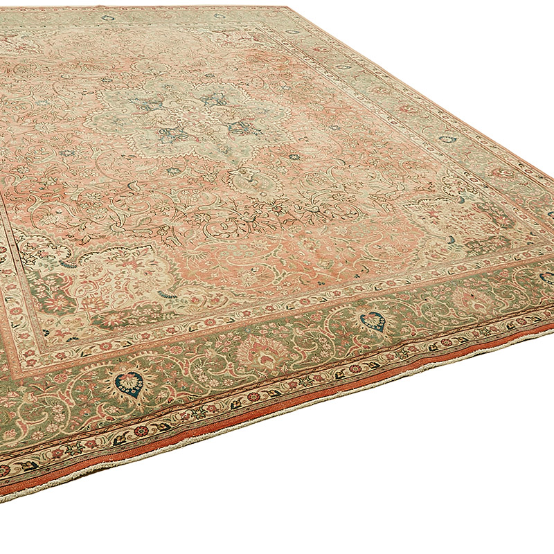 El Dokuma Vintage Halı - 303 cm x 391 cm - K0091095