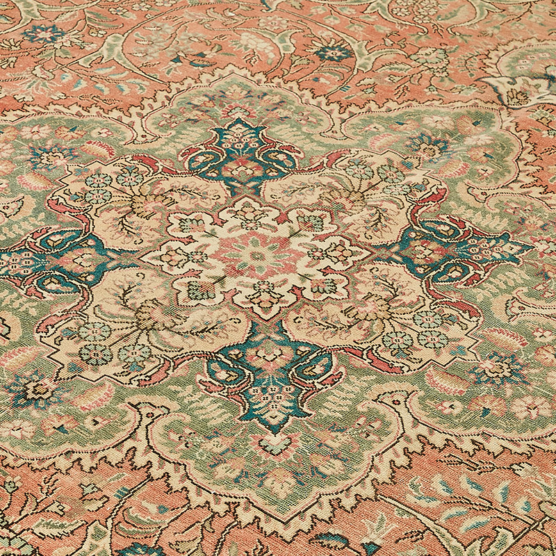 El Dokuma Vintage Halı - 303 cm x 391 cm - K0091095