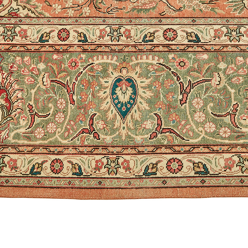 El Dokuma Vintage Halı - 303 cm x 391 cm - K0091095