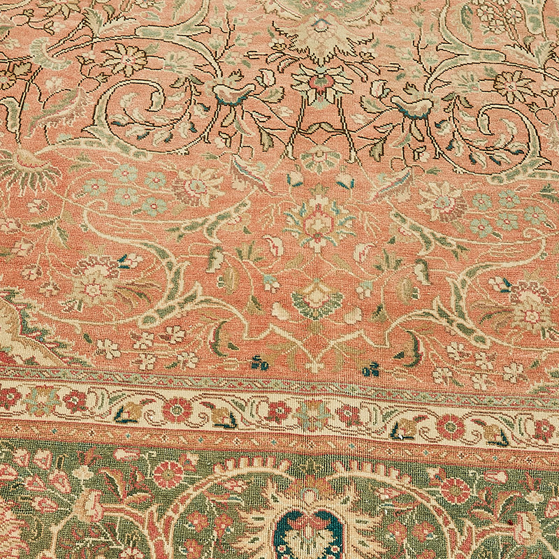 El Dokuma Vintage Halı - 303 cm x 391 cm - K0091095