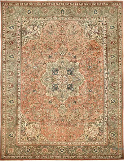 El Dokuma Vintage Halı - 303 cm x 391 cm