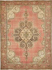 Alfombra Oriental Vintage Anudada a Mano - 291 cm x 390 cm