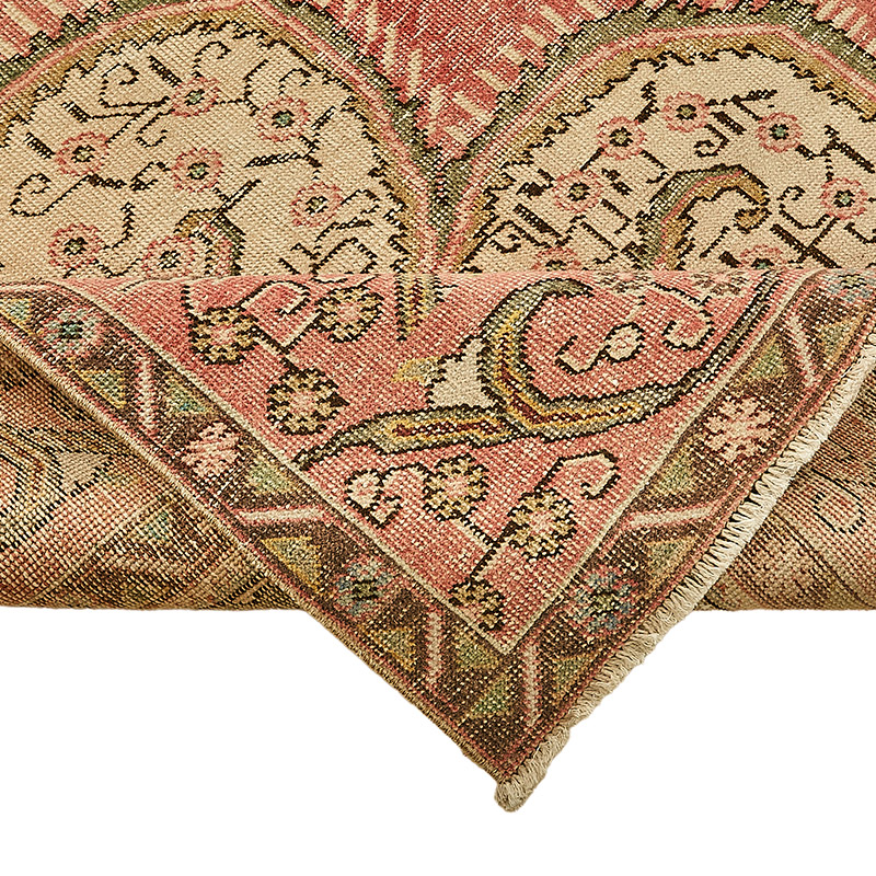 El Dokuma Vintage Halı - 291 cm x 390 cm - K0091097
