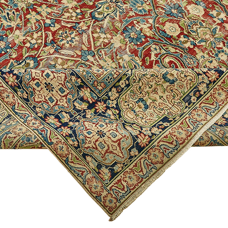 El Dokuma Vintage Halı - 290 cm x 358 cm - K0091100