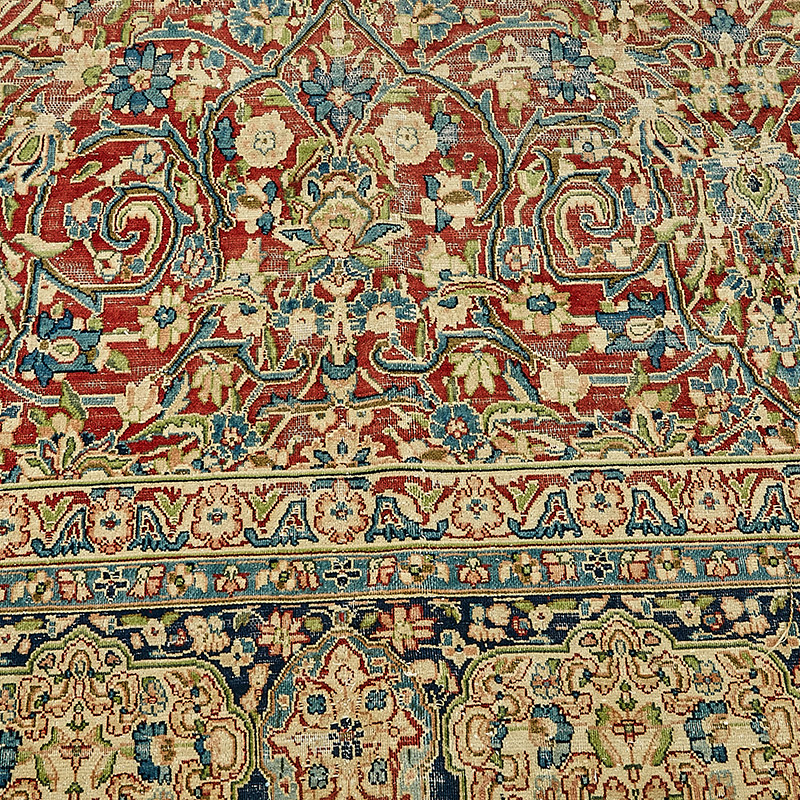 El Dokuma Vintage Halı - 290 cm x 358 cm - K0091100