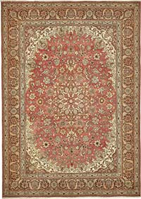 El Dokuma Vintage Halı - 247 cm x 350 cm