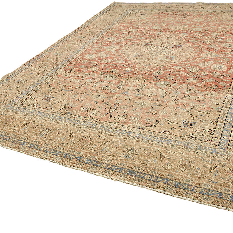 Vintage Hand-Knotted Oriental Rug - 9' 5" x 12' 10" (113" x 154") - K0091103