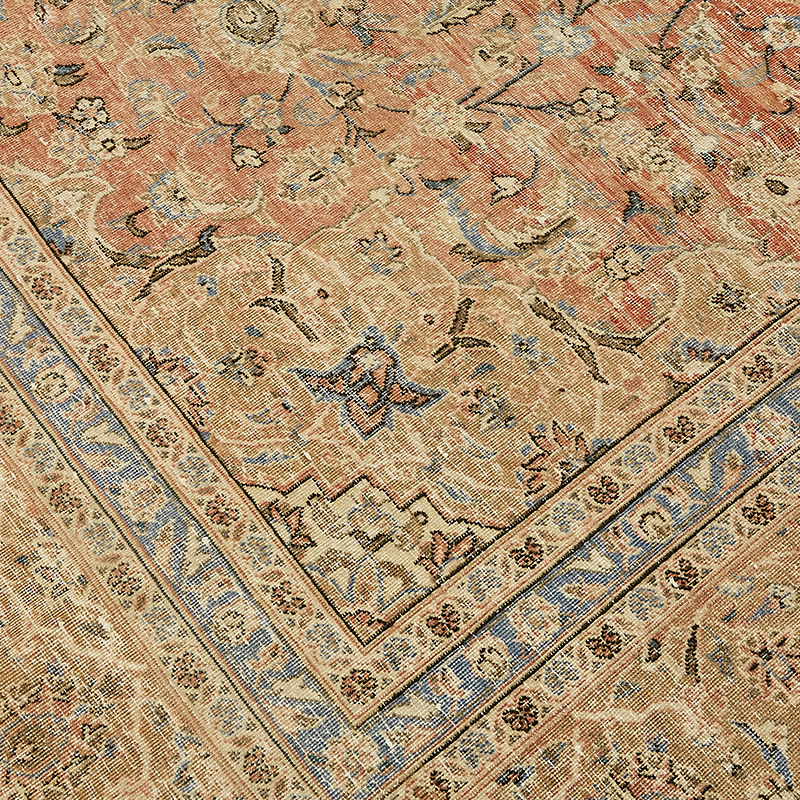 Vintage Hand-Knotted Oriental Rug - 9' 5" x 12' 10" (113" x 154") - K0091103