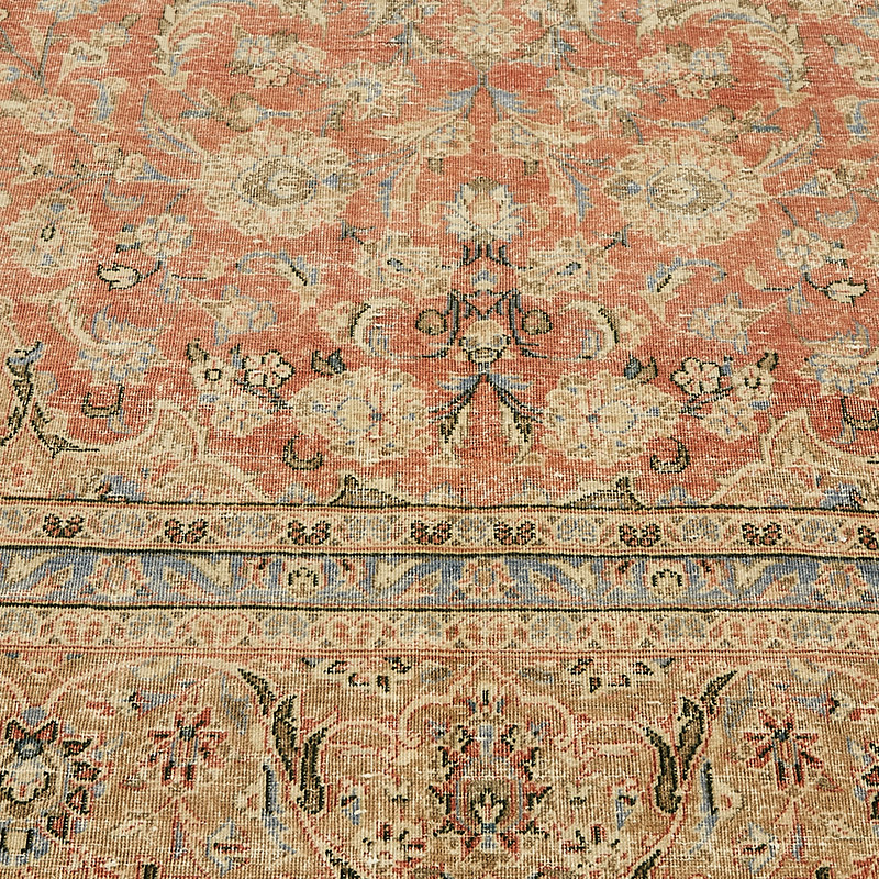 Vintage Hand-Knotted Oriental Rug - 9' 5" x 12' 10" (113" x 154") - K0091103