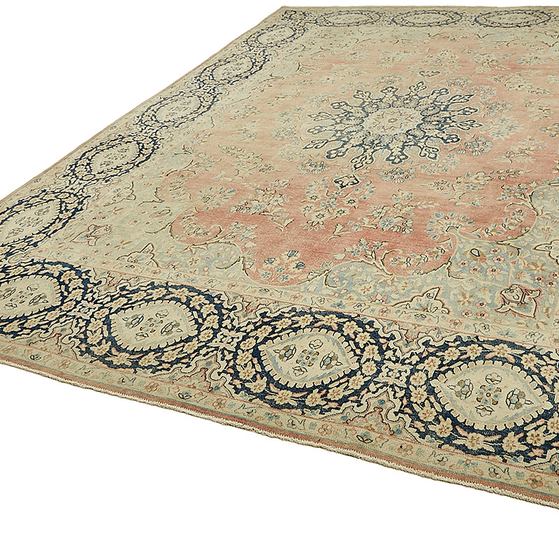 Vintage Hand-Knotted Oriental Rug - 9' 7" x 13'  (115" x 156") - K0091104