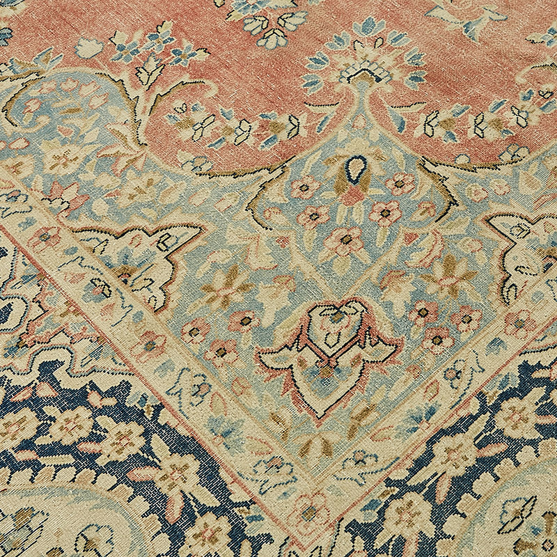 Vintage Hand-Knotted Oriental Rug - 9' 7" x 13'  (115" x 156") - K0091104