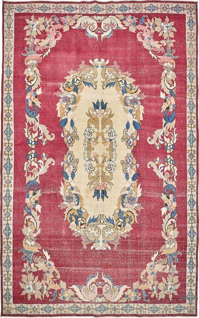 El Dokuma Vintage Halı - 274 cm x 427 cm