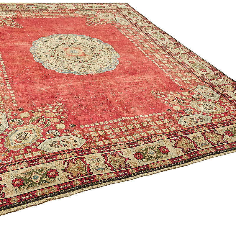 Alfombra Oriental Vintage Anudada a Mano - 273 cm x 344 cm - K0091110