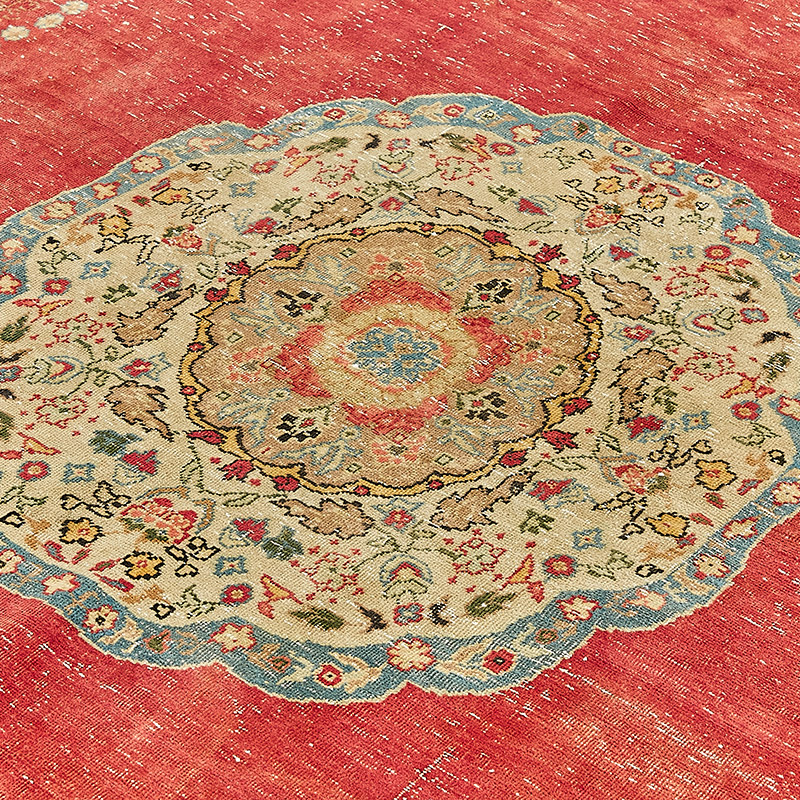 Alfombra Oriental Vintage Anudada a Mano - 273 cm x 344 cm - K0091110