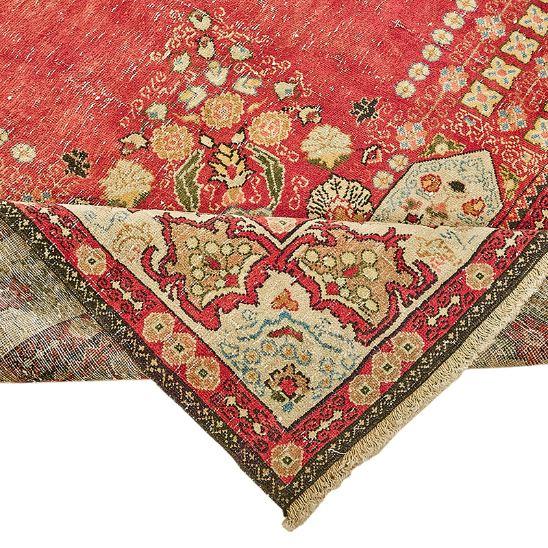Alfombra Oriental Vintage Anudada a Mano - 273 cm x 344 cm - K0091110
