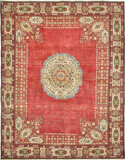 El Dokuma Vintage Halı - 273 cm x 344 cm