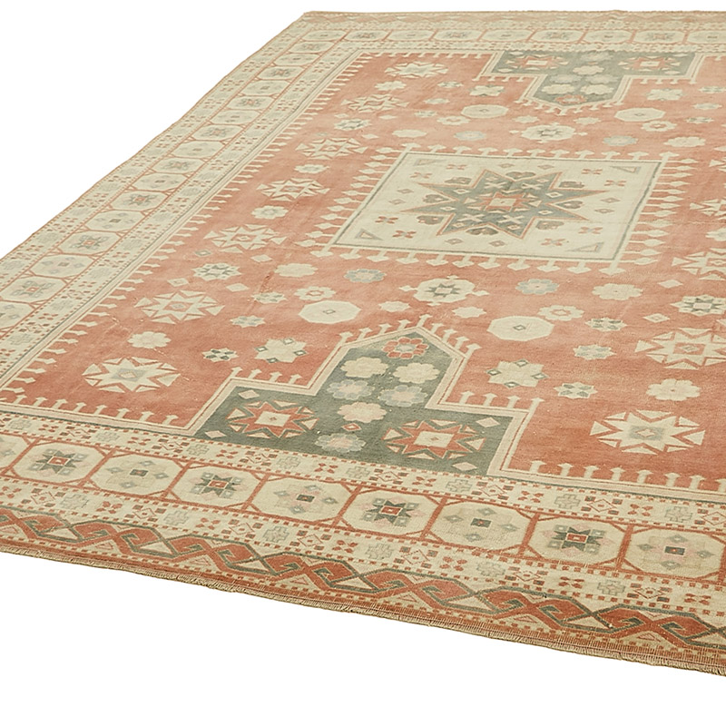 Vintage Hand-Knotted Oriental Rug - 9' 8" x 11' 10" (116" x 142") - K0091111