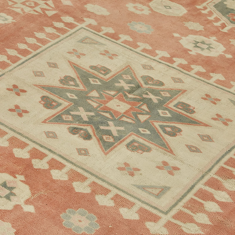 Vintage Hand-Knotted Oriental Rug - 9' 8" x 11' 10" (116" x 142") - K0091111