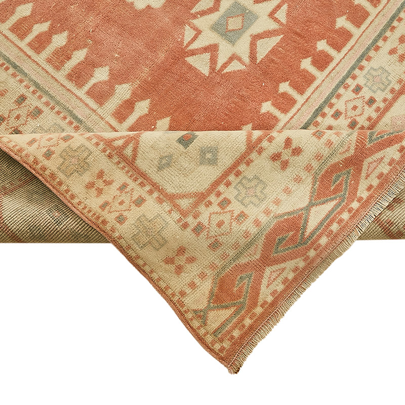 Vintage Hand-Knotted Oriental Rug - 9' 8" x 11' 10" (116" x 142") - K0091111