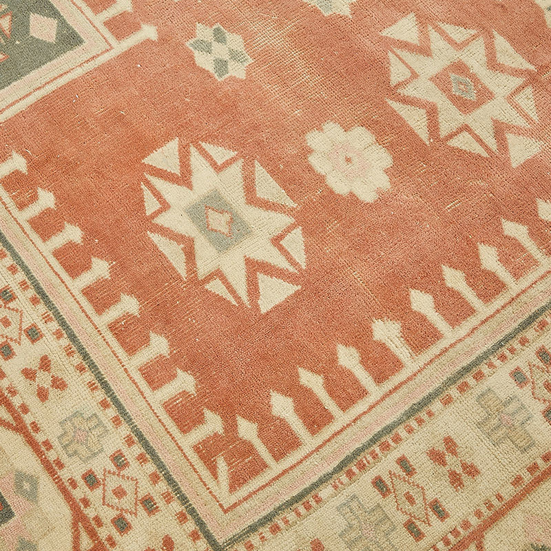 Vintage Hand-Knotted Oriental Rug - 9' 8" x 11' 10" (116" x 142") - K0091111