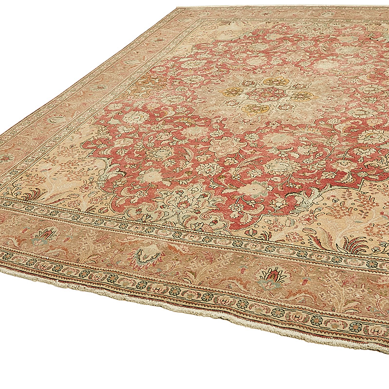 El Dokuma Vintage Halı - 304 cm x 376 cm - K0091112