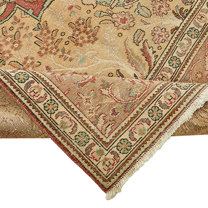El Dokuma Vintage Halı - 304 cm x 376 cm - K0091112