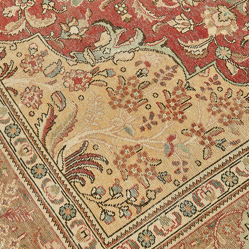 El Dokuma Vintage Halı - 304 cm x 376 cm - K0091112