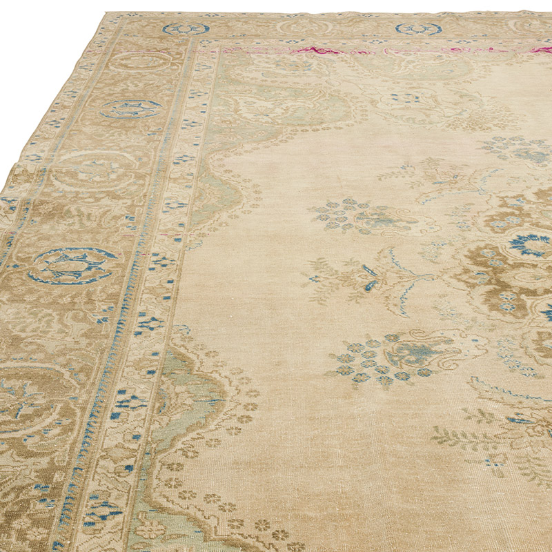 El Dokuma Vintage Halı - 373 cm x 521 cm - K0091114