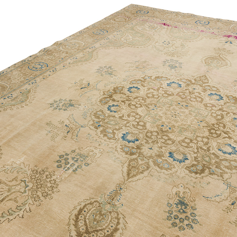 El Dokuma Vintage Halı - 373 cm x 521 cm - K0091114