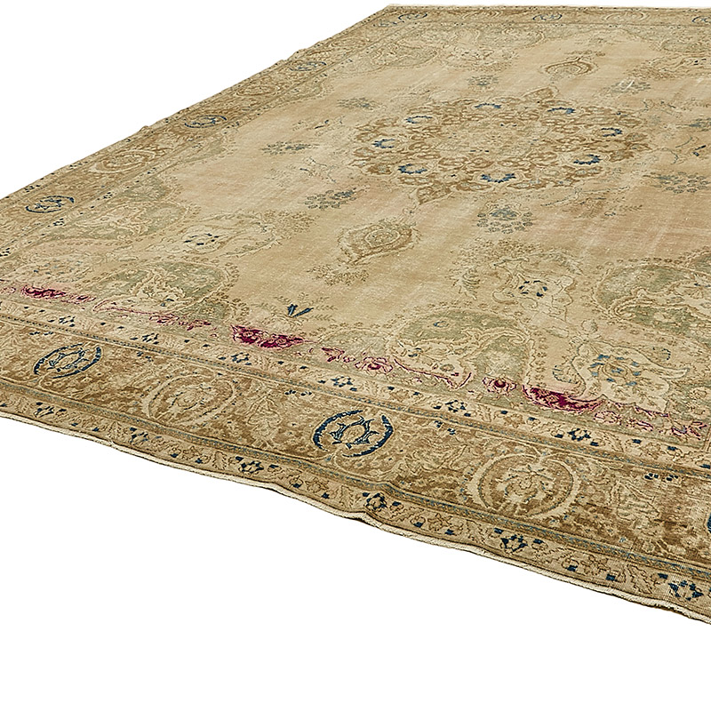 El Dokuma Vintage Halı - 373 cm x 521 cm - K0091114