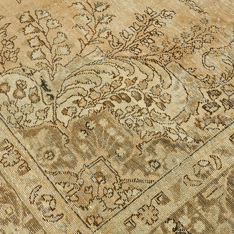 El Dokuma Vintage Halı - 300 cm x 387 cm - K0091115