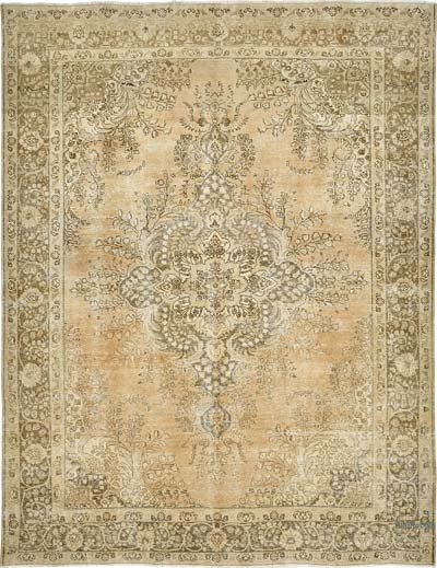 El Dokuma Vintage Halı - 300 cm x 387 cm