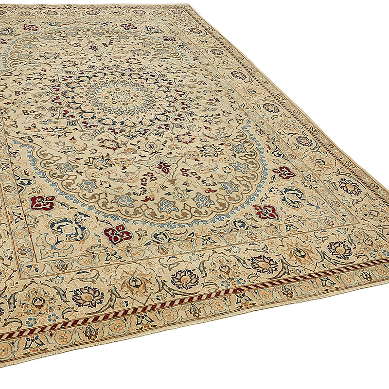 Vintage Hand-Knotted Oriental Rug - 6' 7" x 9' 10" (79" x 118") - K0091116