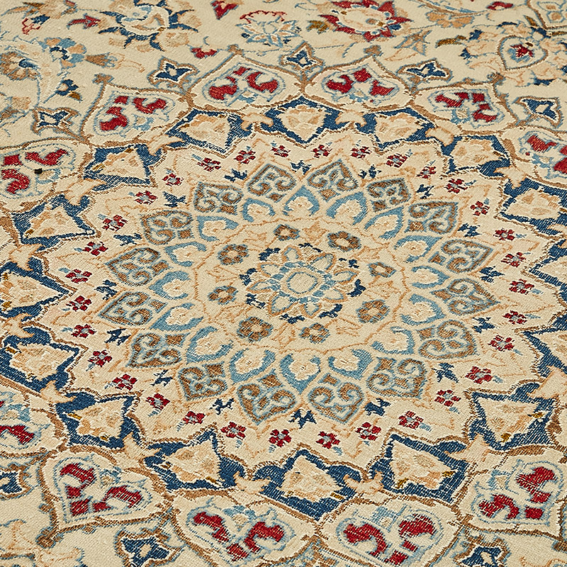 Vintage Hand-Knotted Oriental Rug - 6' 7" x 9' 10" (79" x 118") - K0091116