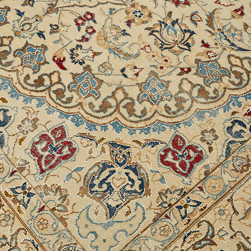 Vintage Hand-Knotted Oriental Rug - 6' 7" x 9' 10" (79" x 118") - K0091116