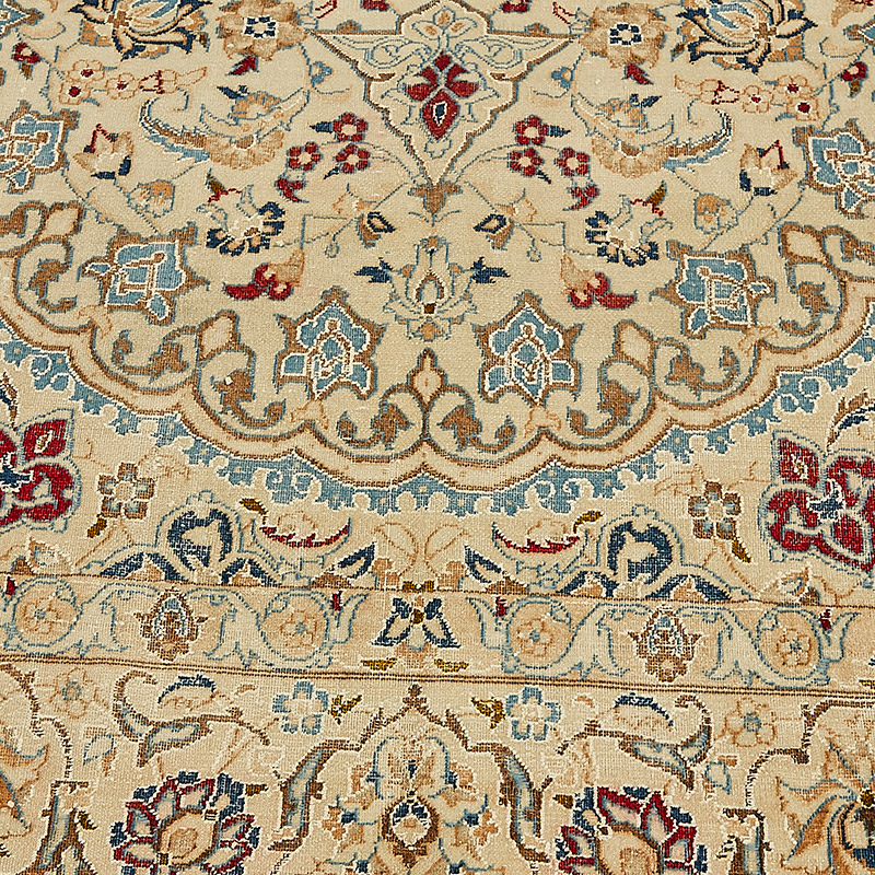 Vintage Hand-Knotted Oriental Rug - 6' 7" x 9' 10" (79" x 118") - K0091116