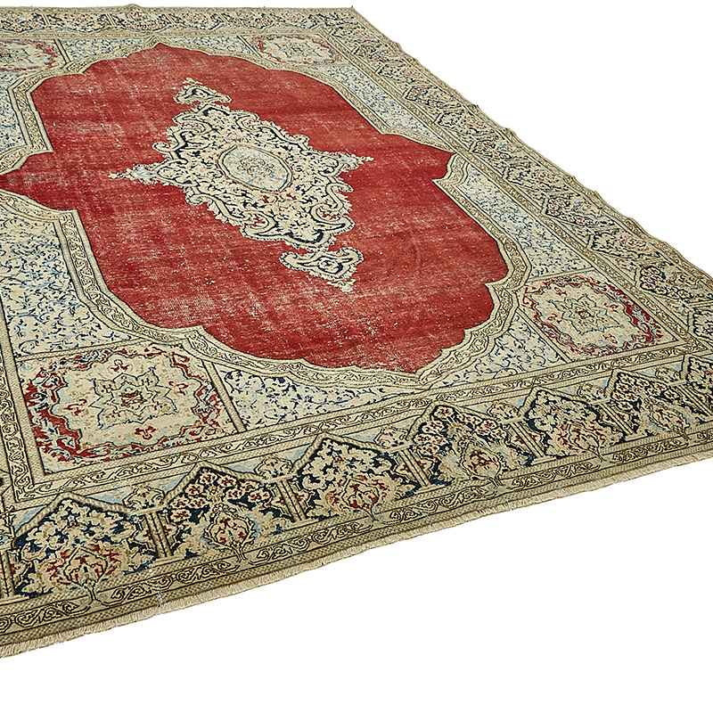 El Dokuma Vintage Halı - 259 cm x 363 cm - K0091118