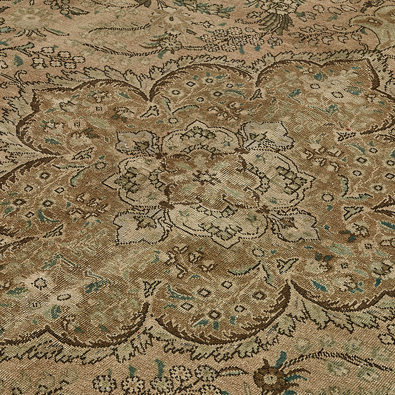 Vintage Hand-Knotted Oriental Rug - 8' 6" x 11' 7" (102" x 139") - K0091119