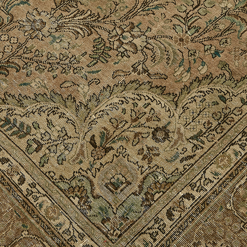Vintage Hand-Knotted Oriental Rug - 8' 6" x 11' 7" (102" x 139") - K0091119