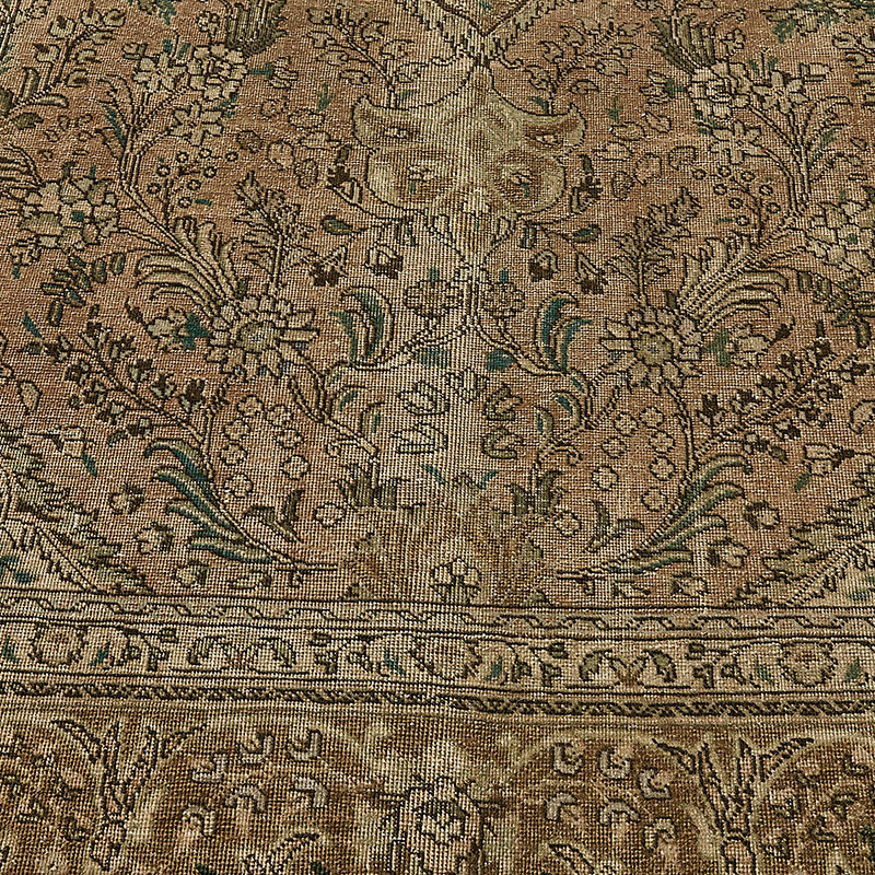 Vintage Hand-Knotted Oriental Rug - 8' 6" x 11' 7" (102" x 139") - K0091119