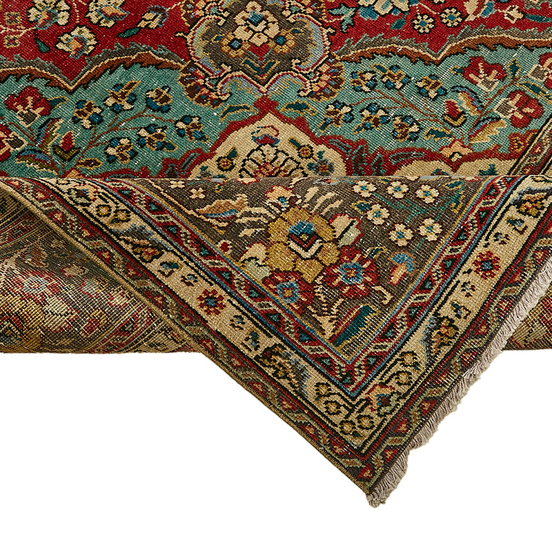 El Dokuma Vintage Halı - 248 cm x 329 cm - K0091120