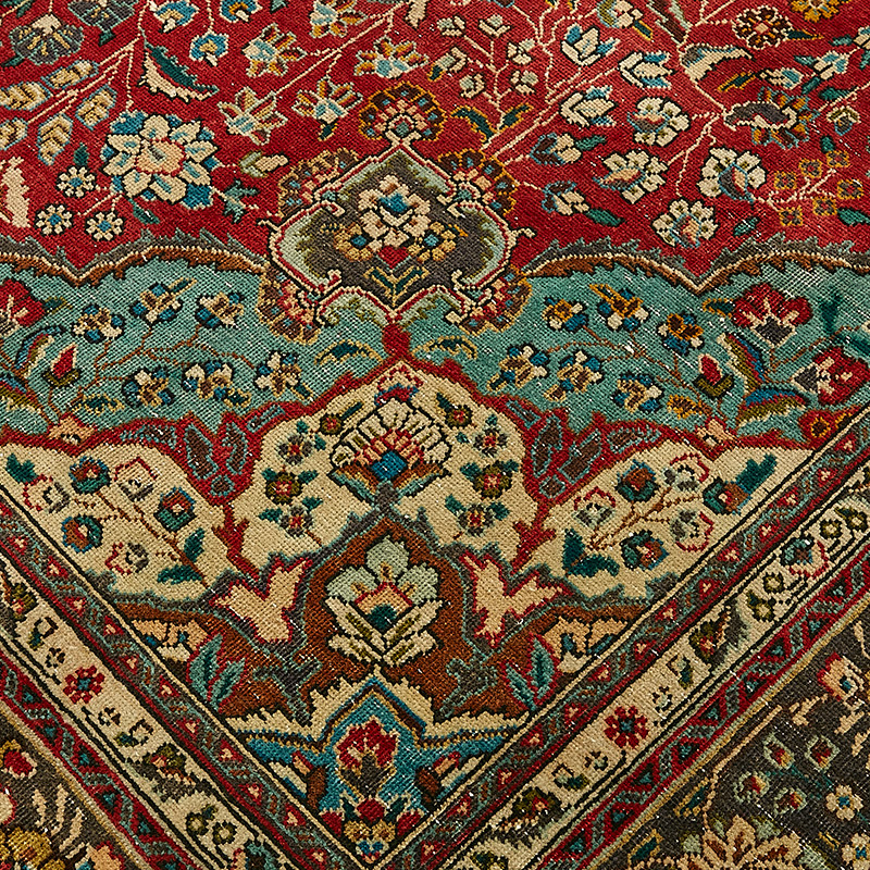 El Dokuma Vintage Halı - 248 cm x 329 cm - K0091120