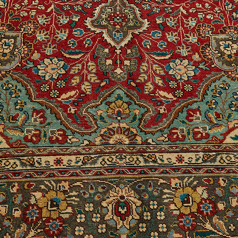El Dokuma Vintage Halı - 248 cm x 329 cm - K0091120