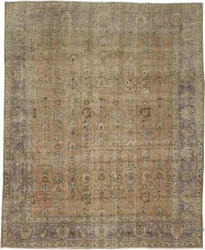 El Dokuma Vintage Halı - 298 cm x 370 cm